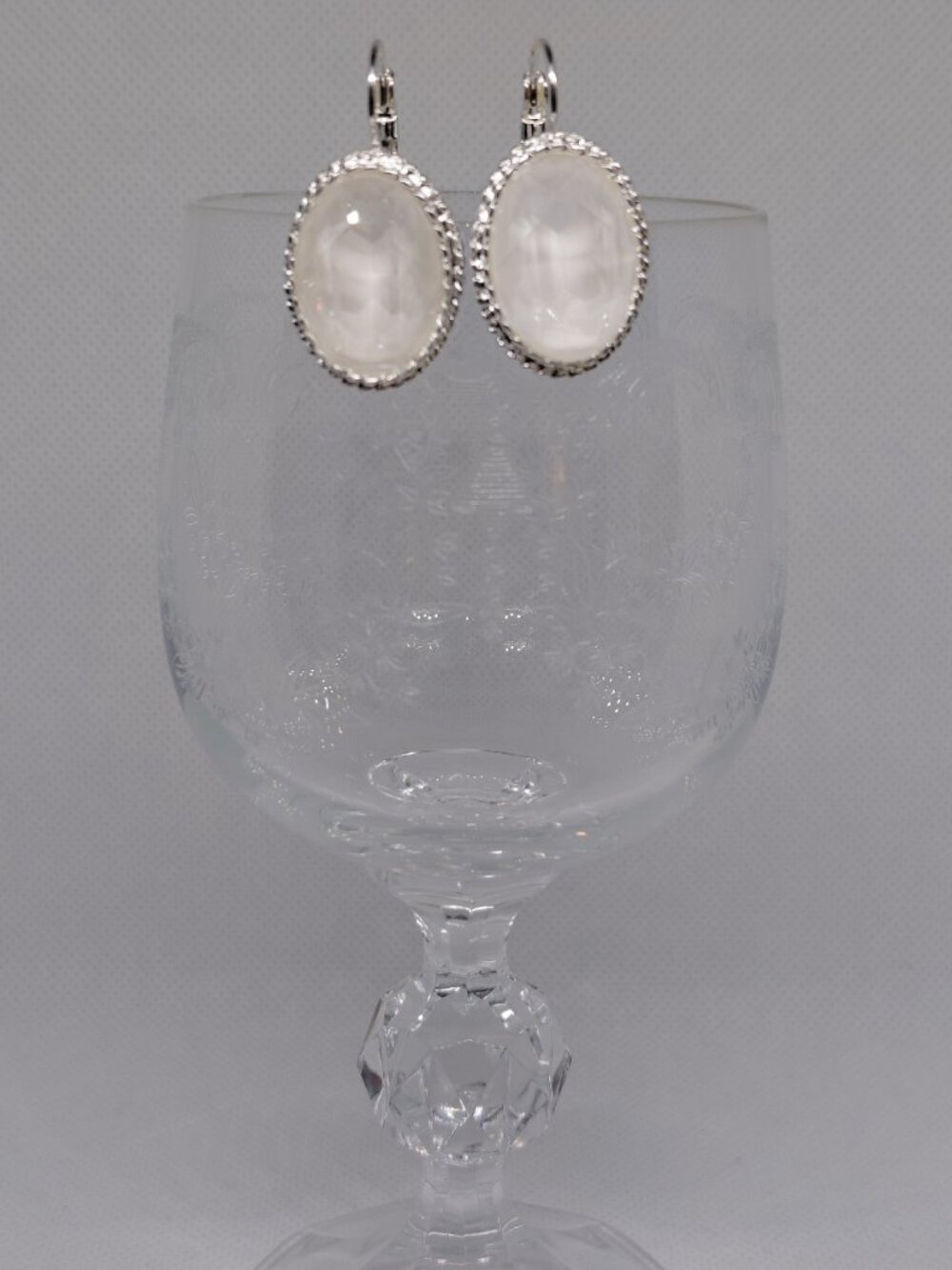 The Swarovski Crystal White Ignite Leverbacks - Picture 4 of 8